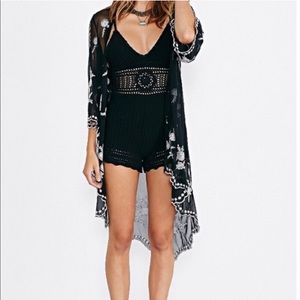 UO Crochet Romper